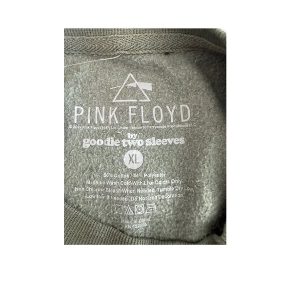 Pink Floyd In The Flesh Tour Graphic Sweatshirt XL Green Vintage Style - Picture 8 of 9